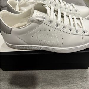 Gucci Ace Micro soft bianco gray sneakers size 40